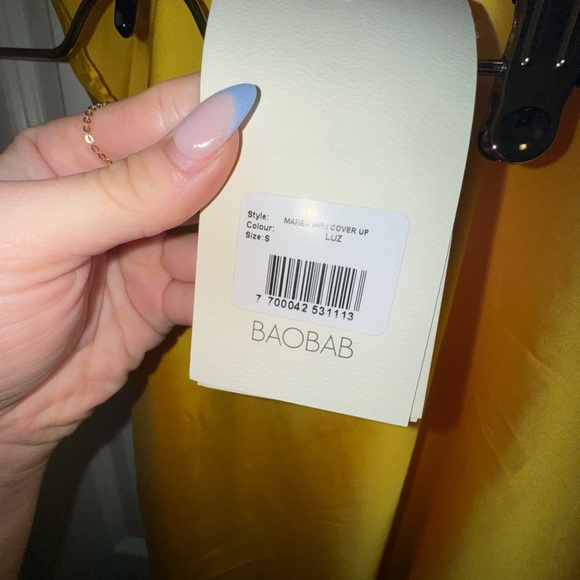 BAOBAB Marea mini cover up size small// NWT color LUZ - Picture 8 of 8